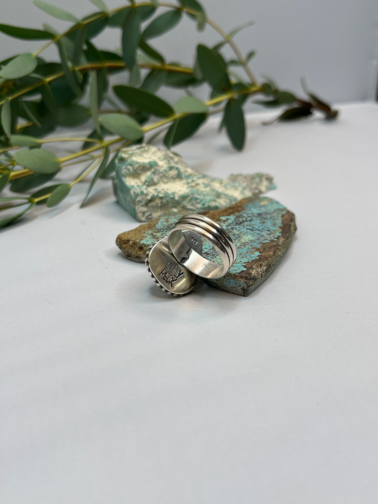 Kingman Turquoise Ring | Size US 8