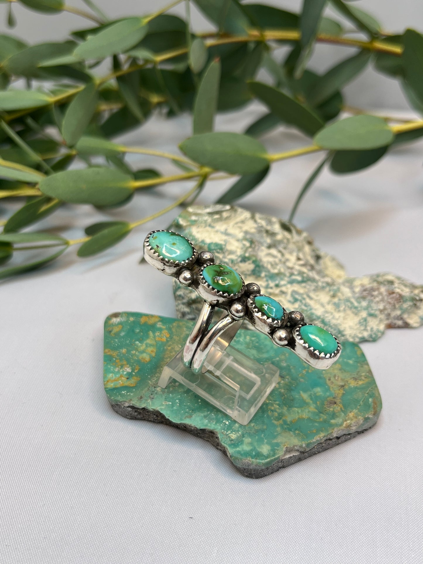 Sonoran Gold Turquoise Ring | Size US 8