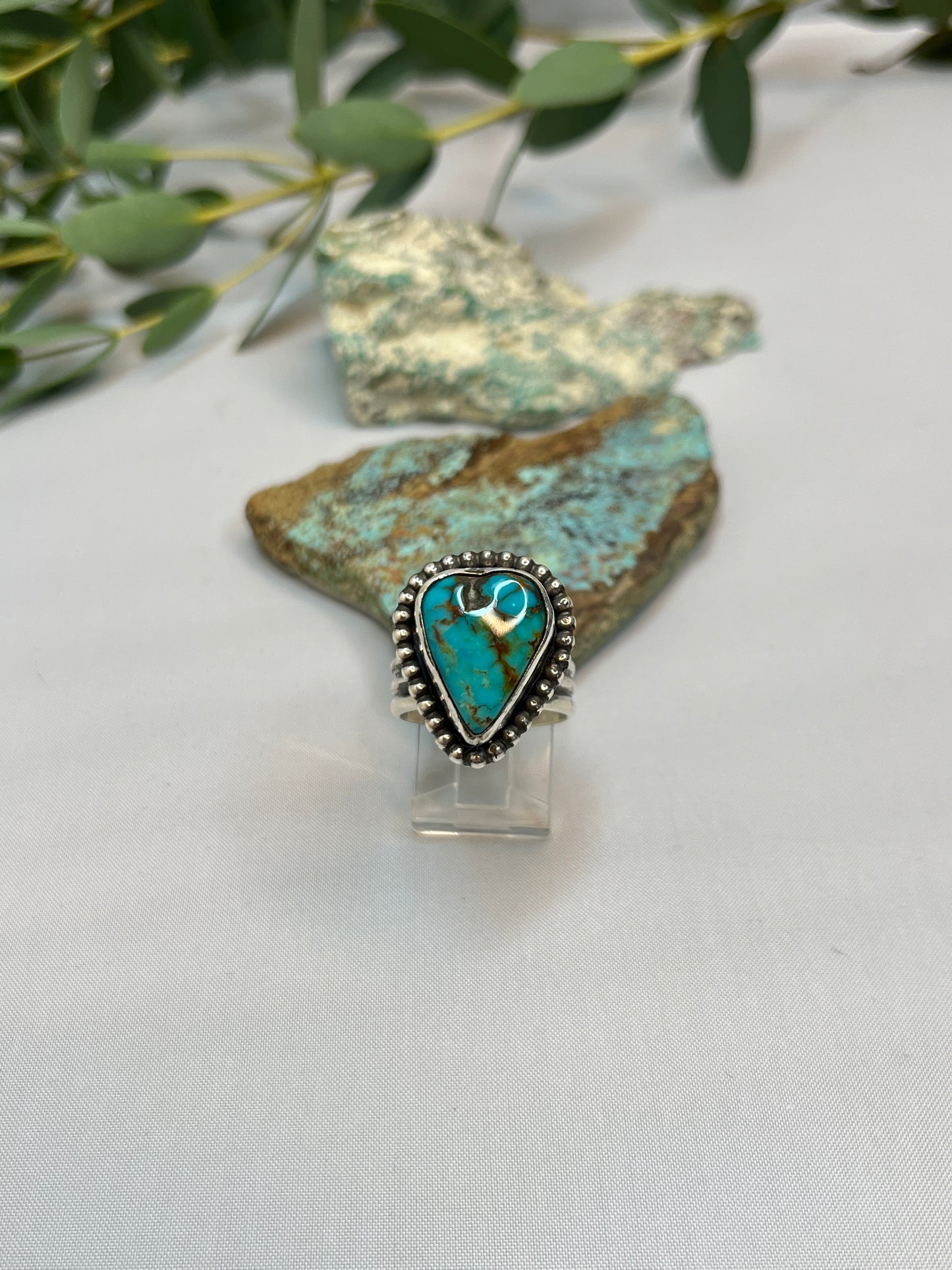 Kingman Turquoise Ring | Size US 8