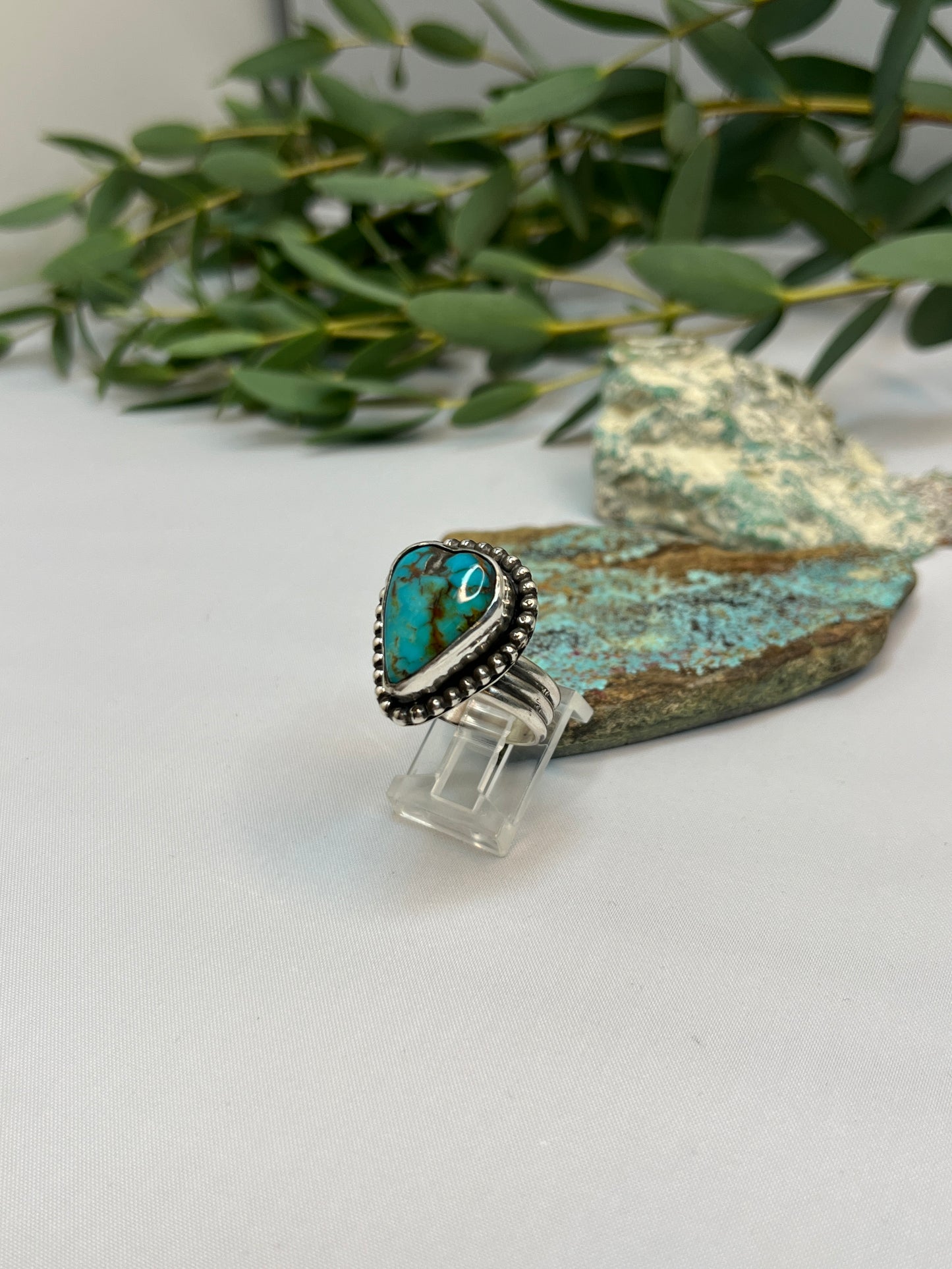 Kingman Turquoise Ring | Size US 8