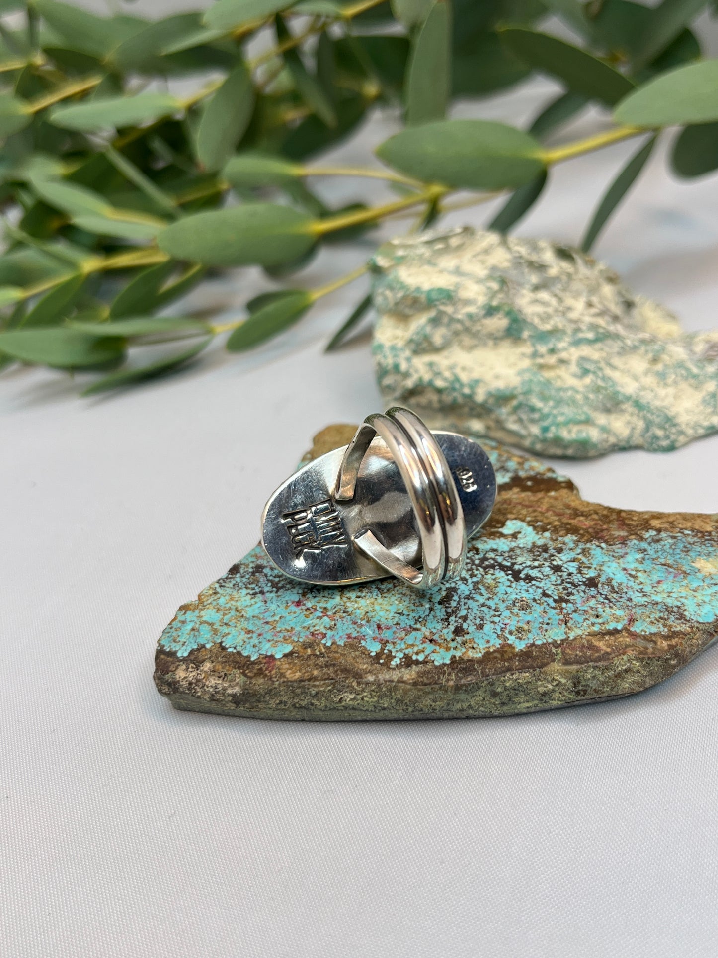 Kingman Turquoise Ring | Size US 9