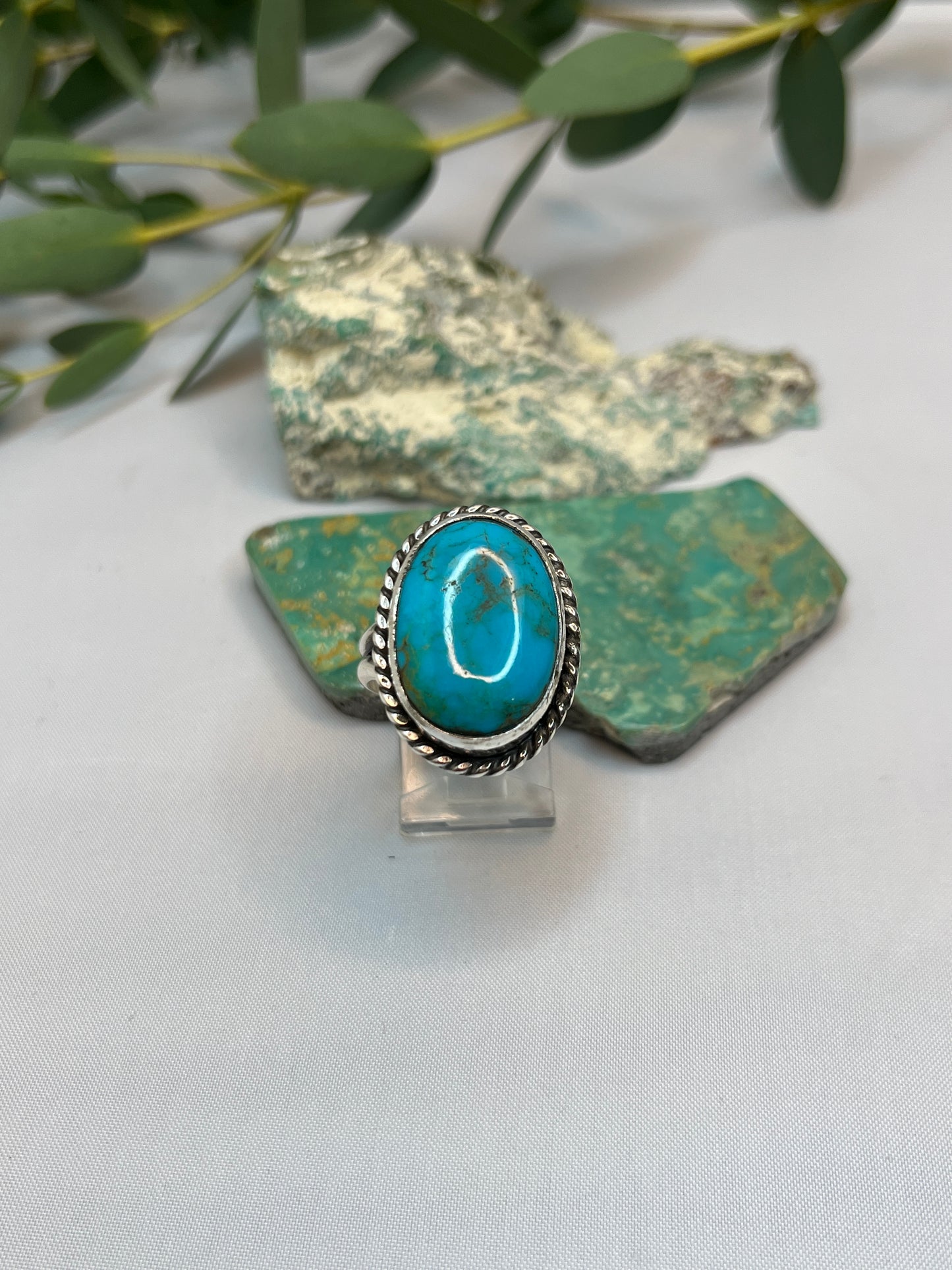 Kingman Turquoise Ring | Size US 10