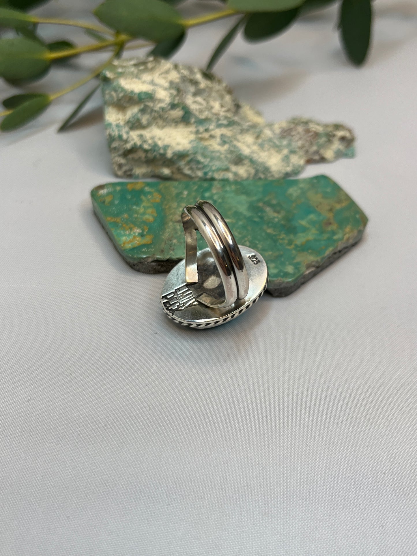 Kingman Turquoise Ring | Size US 10