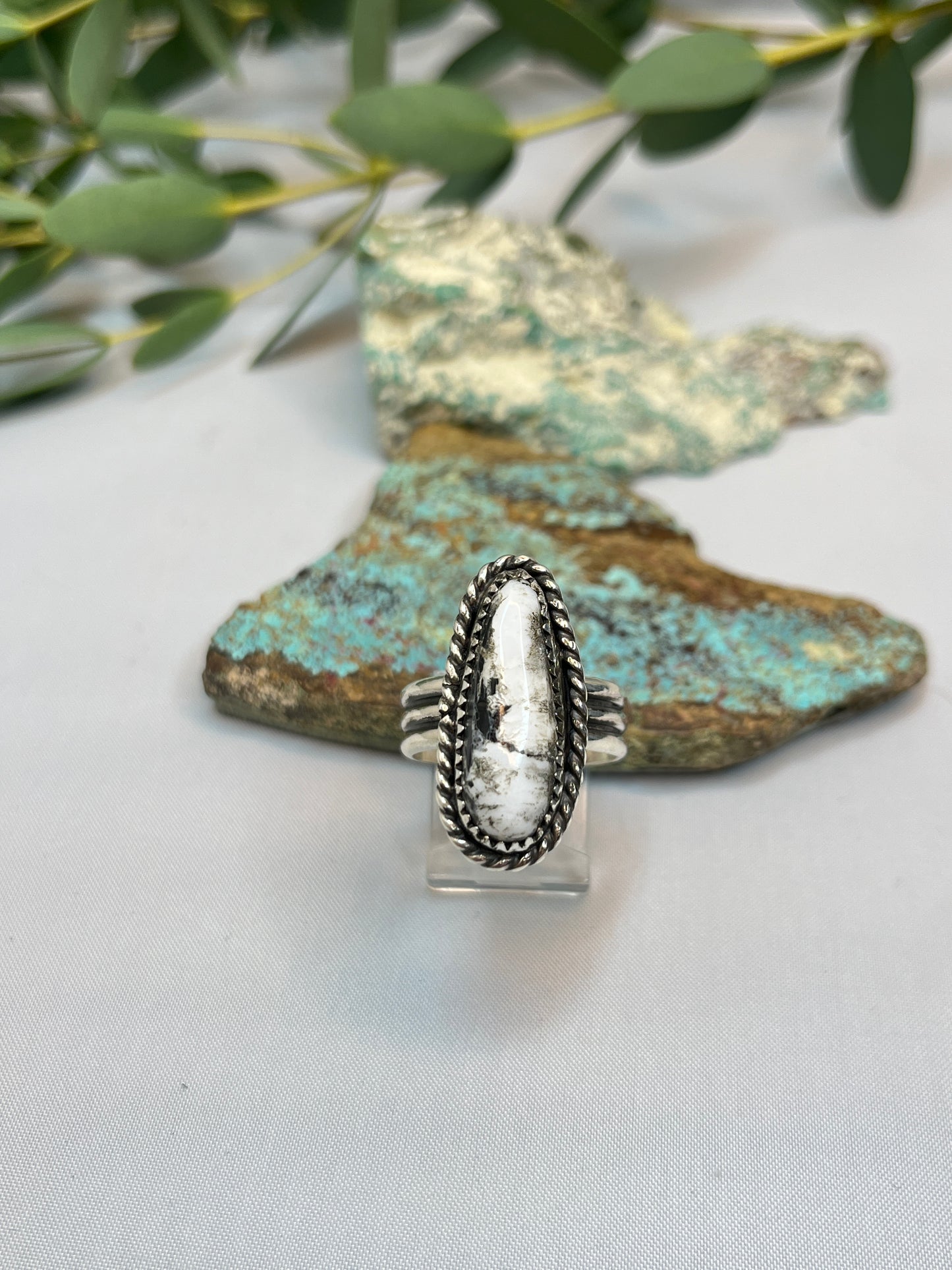 White Buffalo Ring | Size US 9