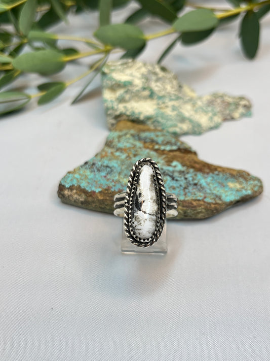 White Buffalo Ring | Size US 9