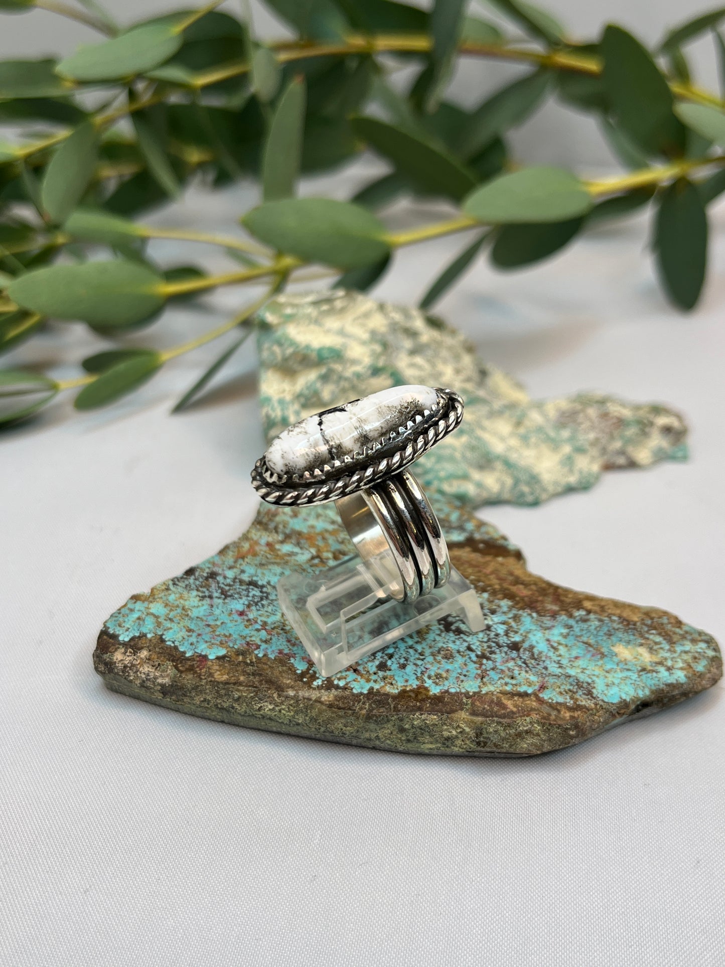 White Buffalo Ring | Size US 9
