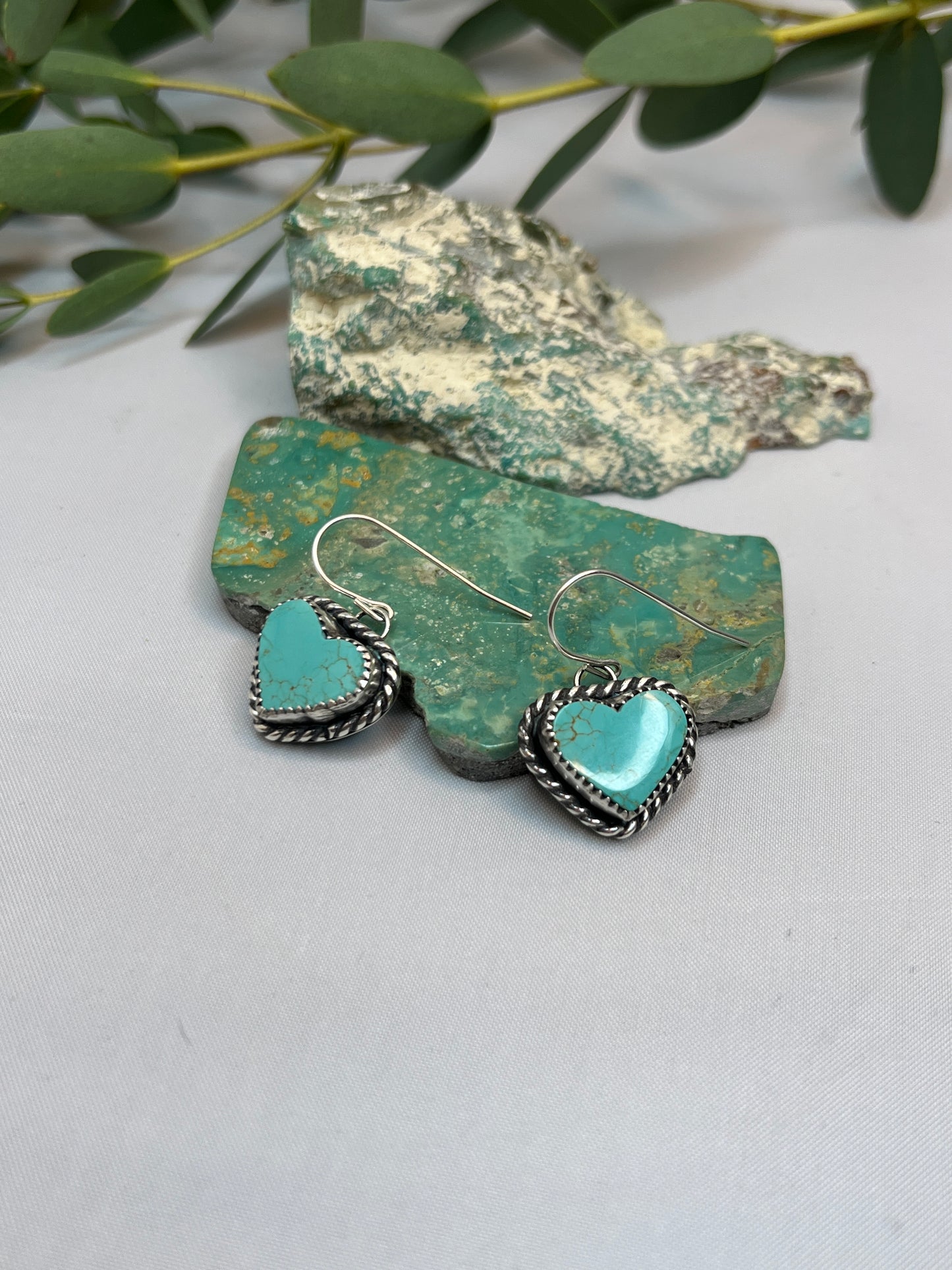 Every Day Heart ♡ Turquoise  Earrings | French Hook