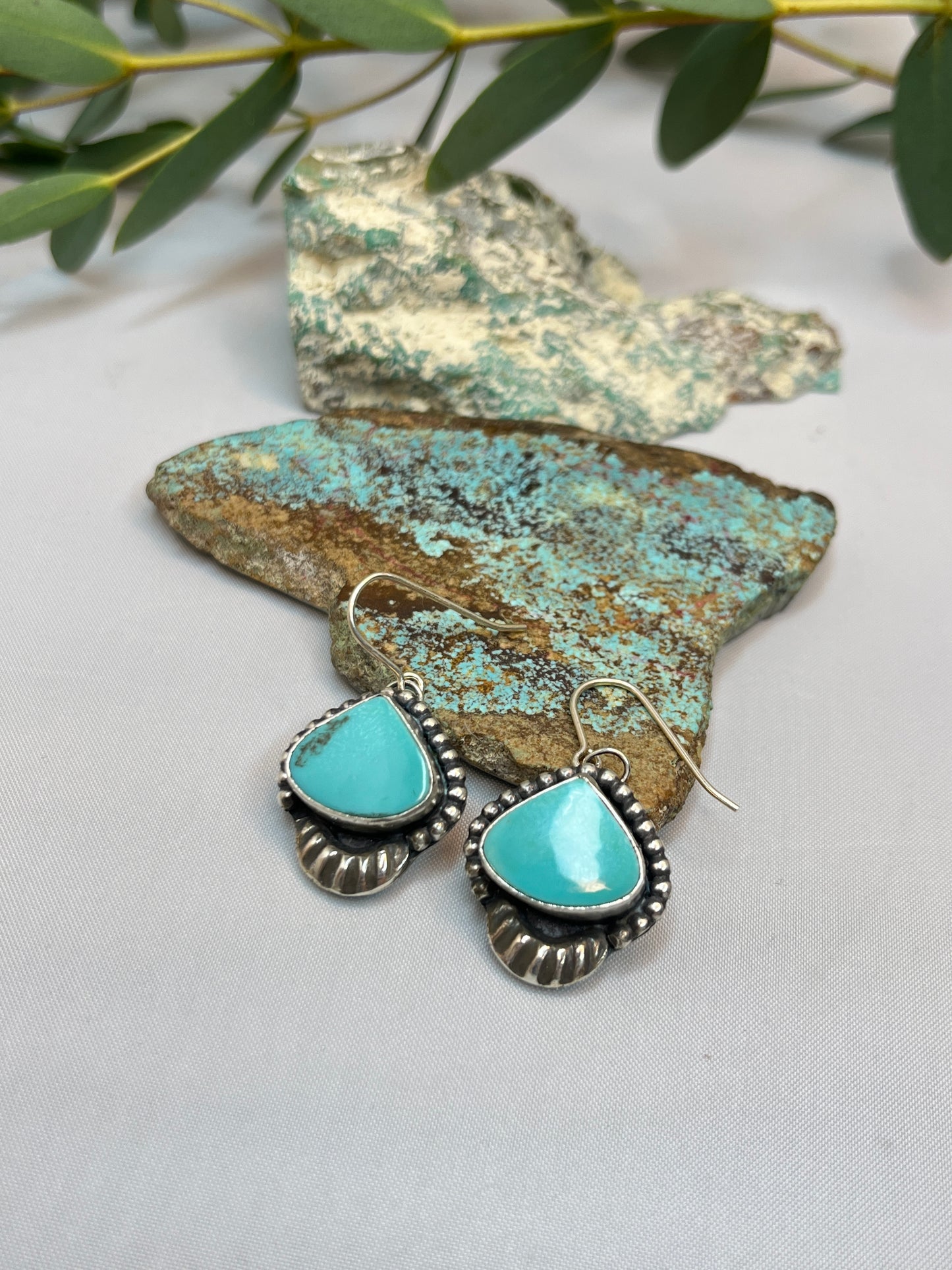 Every Day Turquoise Earrings | French Hook